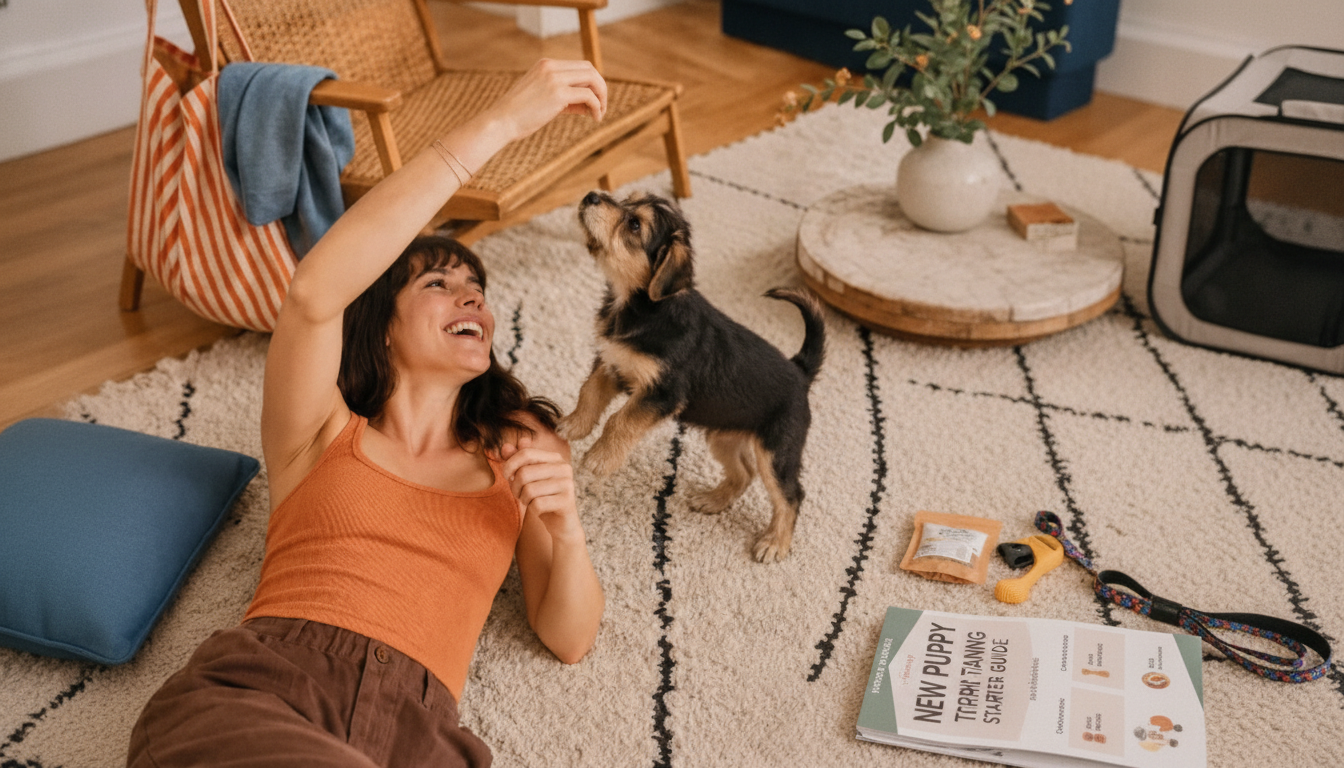 4-Week Puppy Training Plan: Potty, Crate, Commands
